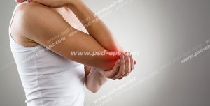 عکس با کیفیت تصویری از آسیب دیدگی و درد در ناحیه آرنج دست