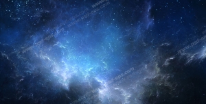 عکس با کیفیت نجومی از ابرهای کهکشانی ، منظومه ها و ستارگان مناسب آسمان مجازی با رنگ های آبی و سیاه