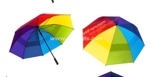 عکس با کیفیت تبلیغاتی چتر های رنگارنگ در حالت های مختلف