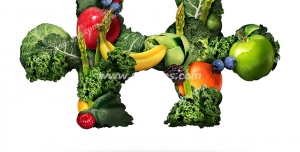 عکس با کیفیت تبلیغاتی یک تکه از پازل از جنس سبزیجات