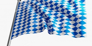 عکس با کیفیت تبلیغات پرچم شطرنجی سفید و آبی شروع مسابقه