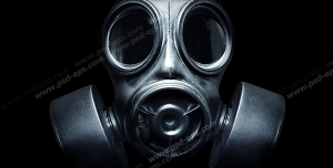 عکس با کیفیت تبلیغاتی ماسک ضد شیمیایی