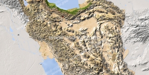عکس با کیفیت تبلیغاتی ایران در نقشه