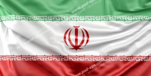 عکس با کیفیت تبلیغاتی پرچم زیبا ایران