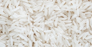 عکس با کیفیت تبلیغاتی دانه های برنج از نمای نزدیک
