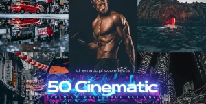 50 Cinematic Photoshop Actions