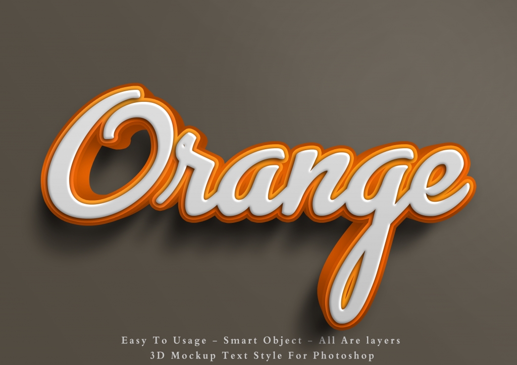 7222+ 3d Text Mockup Psd Free